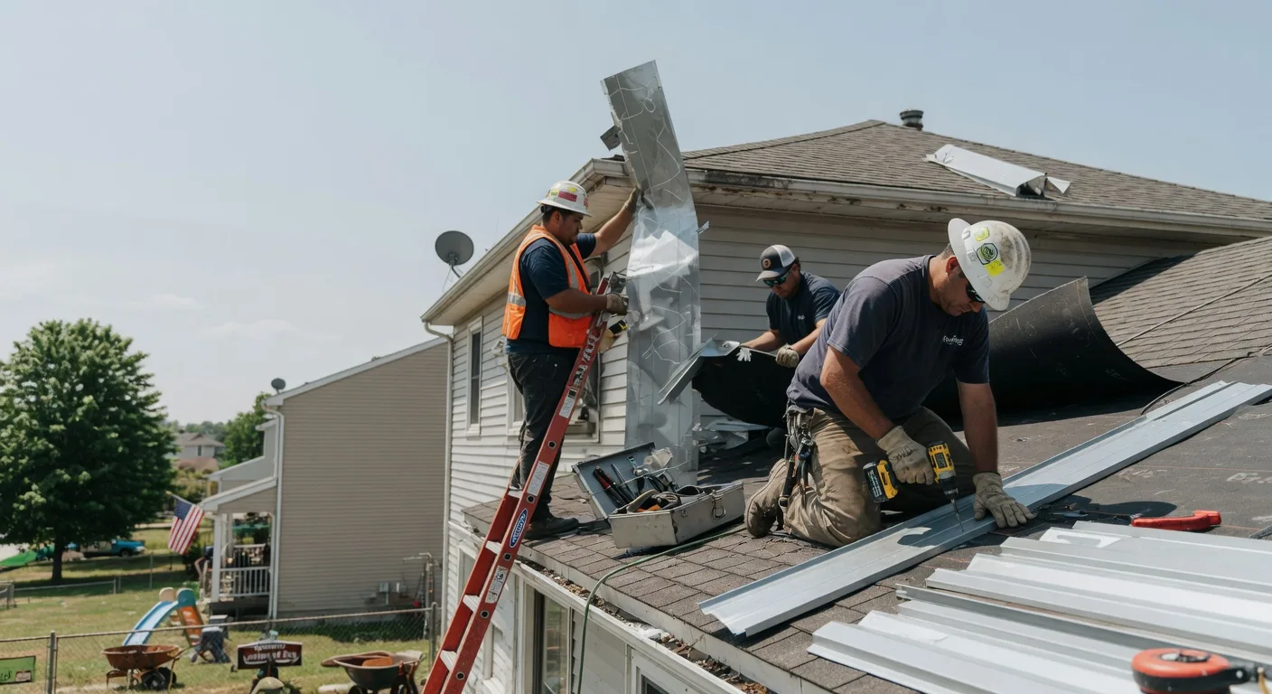 Storm Damage Metal Roof Repair in Jewell, IA